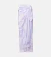 Pucci Iride Cotton Beach Cover-up In Purple