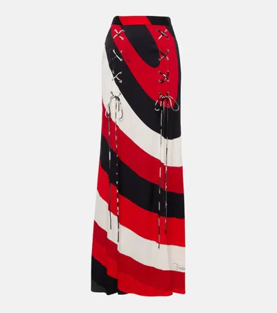 Pucci Iride-print Long Skirt In Multicoloured