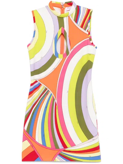 PUCCI IRIDE DRESS - WOMEN'S - ELASTANE/VISCOSE
