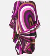Pucci Iride Garza Kaftan In Pink