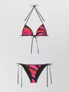 Pucci Iride Graphic Triangle Bikini Set In Multi