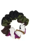 Pucci Iride-print Scrunchie In Neutral