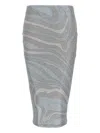 Pucci Midirock Im Metallic-look In Gray