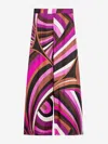 Pucci Abstract-print Silk Trousers In Iride Motif