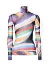 Pucci Iride-print Top In Multicolour