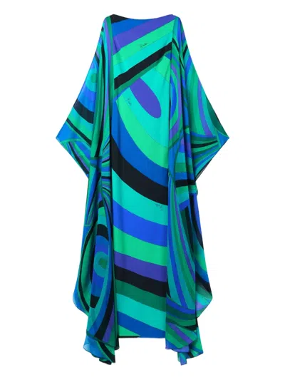 Pucci Iride-pattern Long Dress