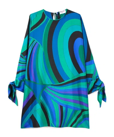 PUCCI IRIDE-PATTERNED DRESS