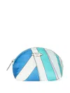 Pucci Small Printed Nylon Beauty Case In Blue
