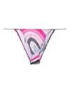 Pucci Iride-print Bikini Brief In Pink