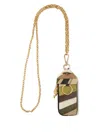 Pucci Iride-print Card Holder In Green