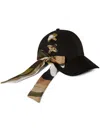 Pucci Iride-print Cotton Cap In Black