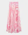 Pucci Iride-print Cotton Muslin Maxi Skirt