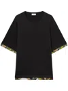 Pucci Iride-print Cotton T-shirt In Black