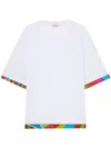 Pucci Iride-print Cotton T-shirt In White