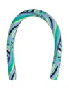 Pucci Iride-print Curved-line Pool Hose In Blue