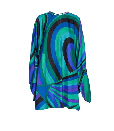 Pucci Iride Print Dress In Multi
