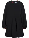 Pucci Iride-print Flared Miniress In Black