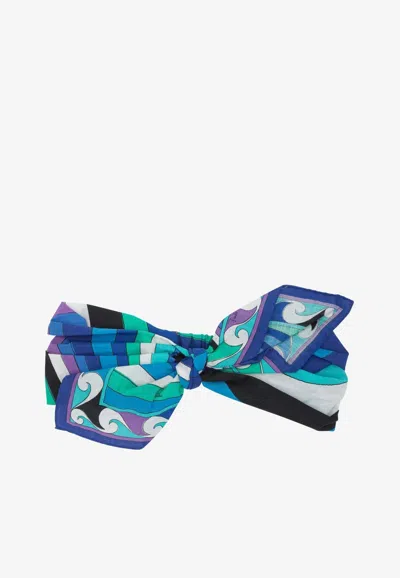 PUCCI IRIDE PRINT HEADBAND