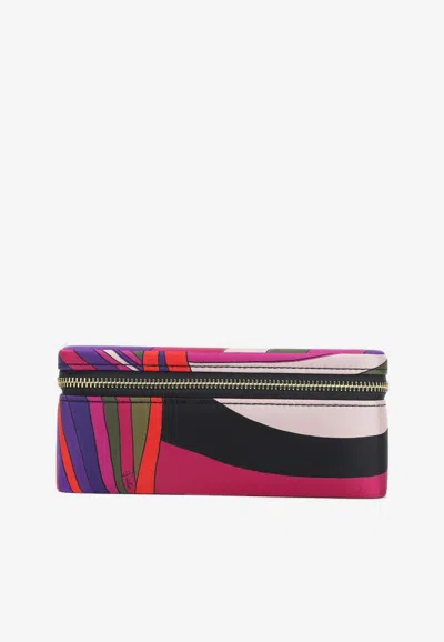 Pucci Iride-print Jewelry Organizer In Multi