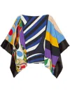 Pucci Iride-print Kaftan In Blue