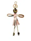 Pucci Iride-print Silk Keychain In Neutrals