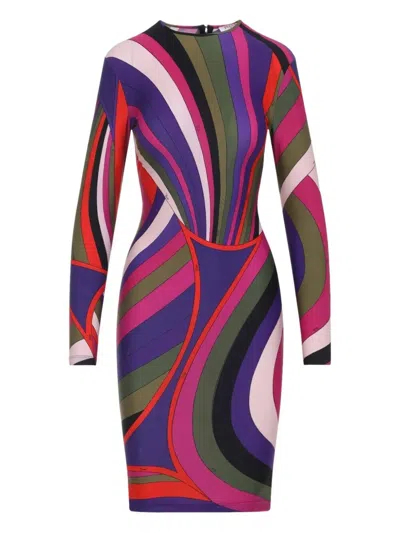 PUCCI IRIDE PRINT LYCRA DRESS