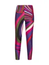 Pucci Iride Print Lycra Leggings In Multi
