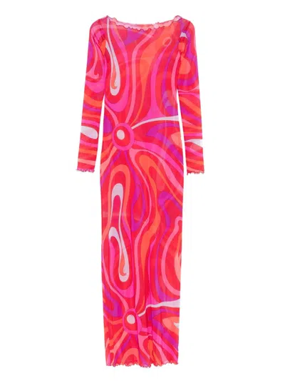 Pucci Iride-print Maxi Dress