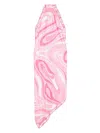 Pucci Halterneck Printed Silk-twill Midi Dress In Pink
