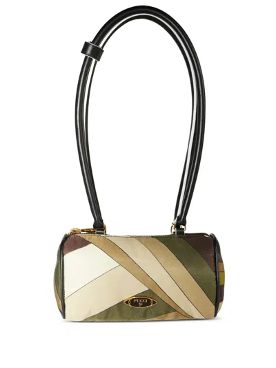 Pucci Iride-print Mini Bag In Green