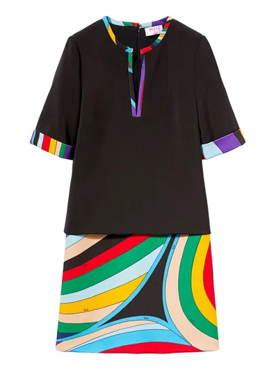 PUCCI IRIDE-PRINT MINI DRESS