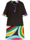 Pucci Mini Robe Imprimée Iride In Black