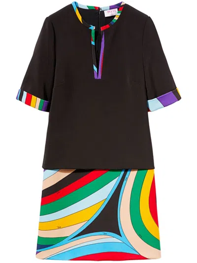 PUCCI IRIDE-PRINT MINI DRESS