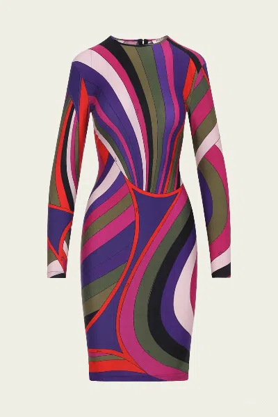 PUCCI IRIDE-PRINT MINI DRESS IN MULTICOLOR