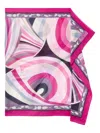 Pucci Cotton Pareo Iris Print Abstract Pattern In Black