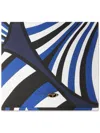 Pucci Iride-print Scarf In Blue