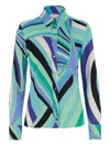 Pucci Mixed Shirt With Iride Print