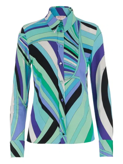 PUCCI IRIDE-PRINT SHIRT