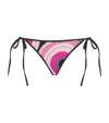 Pucci Iride Print Side-tie Bikini Bottoms