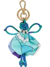 Pucci Iride-print Silk Charm In Blue