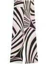 Pucci Iride Jersey Satin Straight Pants In Pink