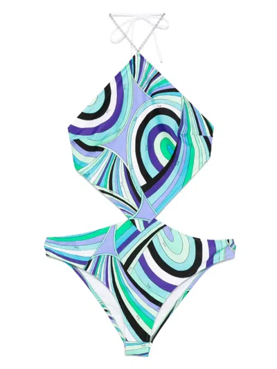 Pucci Iride-print Swimsuit