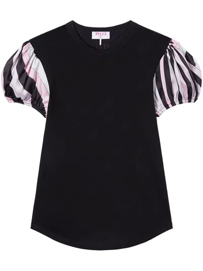 Pucci Iride-print T-shirt In Black