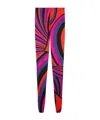 Pucci Iride-print Tights In Multi