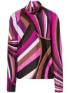 Pucci Iride-print Top In Pink