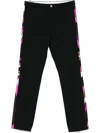 Pucci Iride-print Trousers In Black