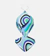 Pucci Iride-print One-piece Swimsuit In Verde Lilla