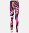 PUCCI IRIDE PRINTED LEGGINGS