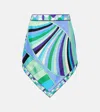 Pucci Abstract-print Asymmetric Mini Skirt
