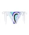 Pucci Iride-printed Tie-fastened Bikini Briefs In Multi